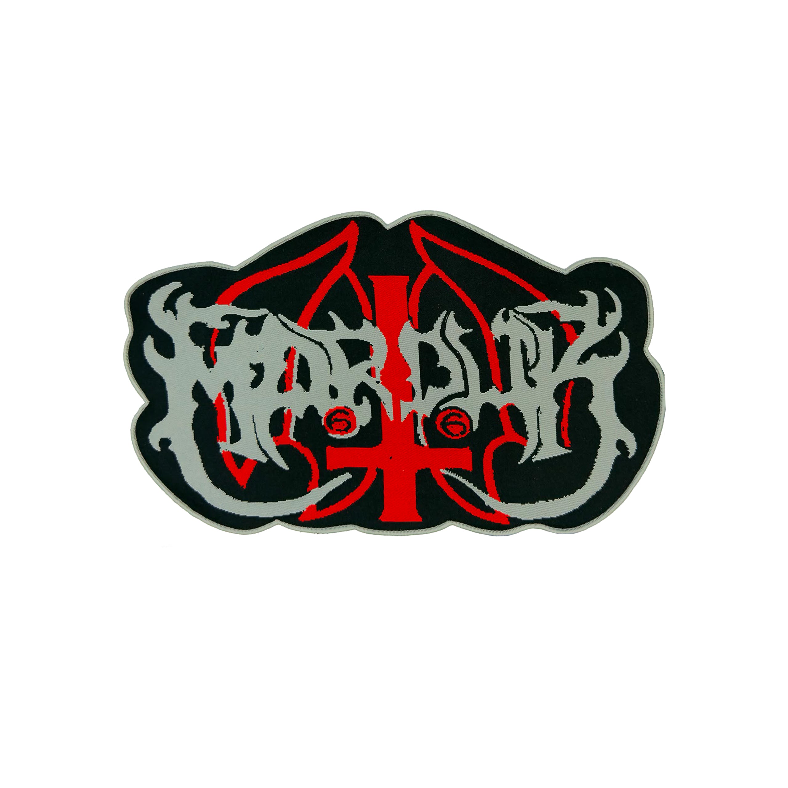 marduk-logo-cusson-tiss-oversized-bordure-grise-30-cm image 2