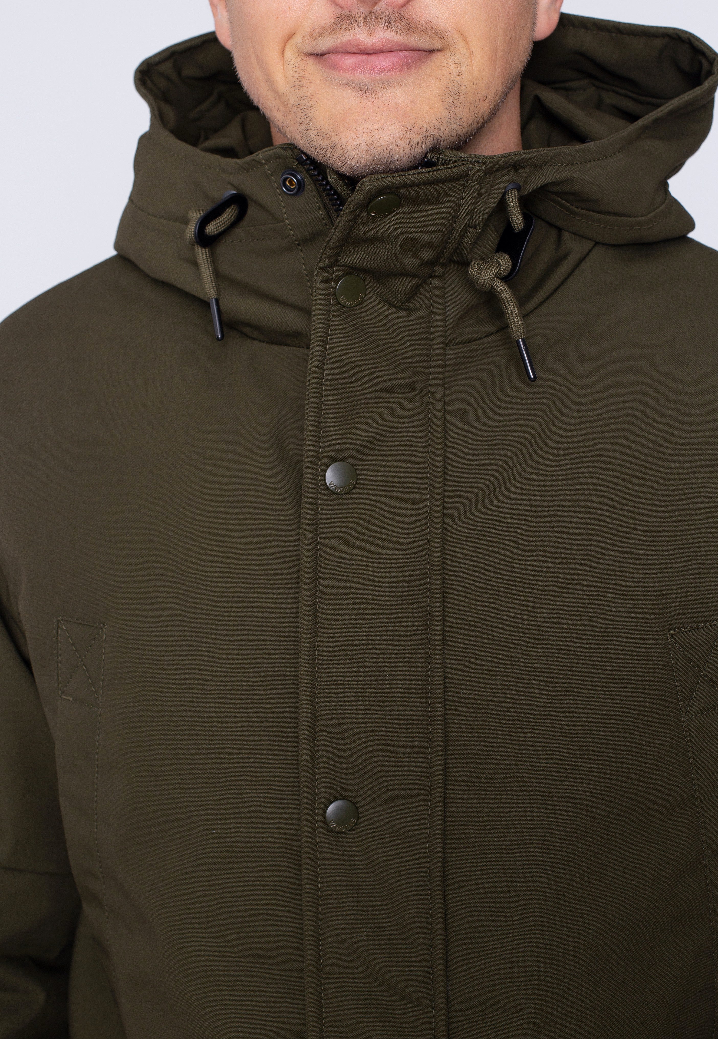 vintage-industries-ledger-veste-olive-homme-streetwear image 2
