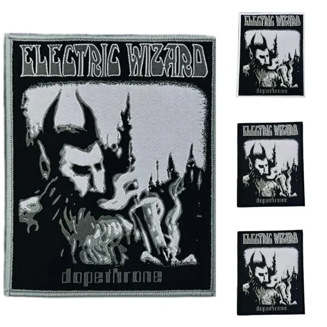 electric-wizard-dopethrone-patch-tiss-bordure-grise image 1