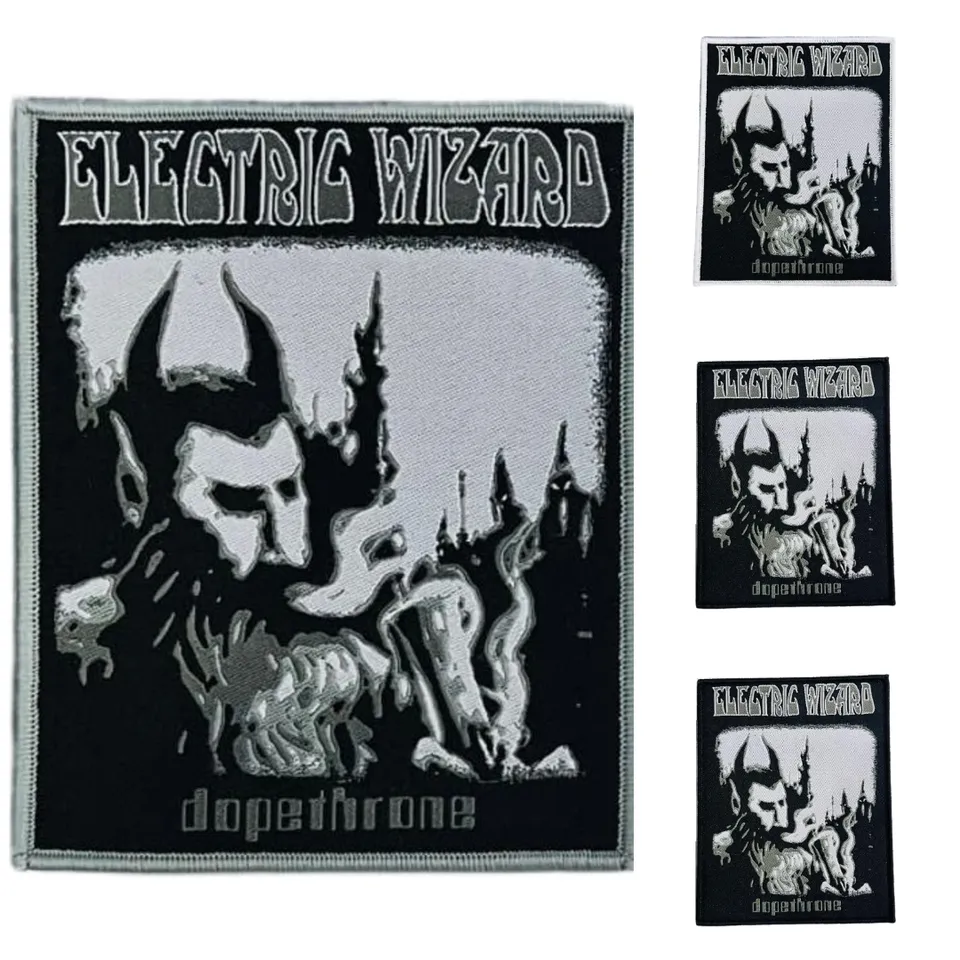 electric-wizard-dopethrone-patch-tiss-bordure-grise image 1