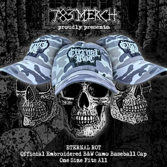 eternal-rot-logo-casquette-dad-cap-camo-brod-e image 1