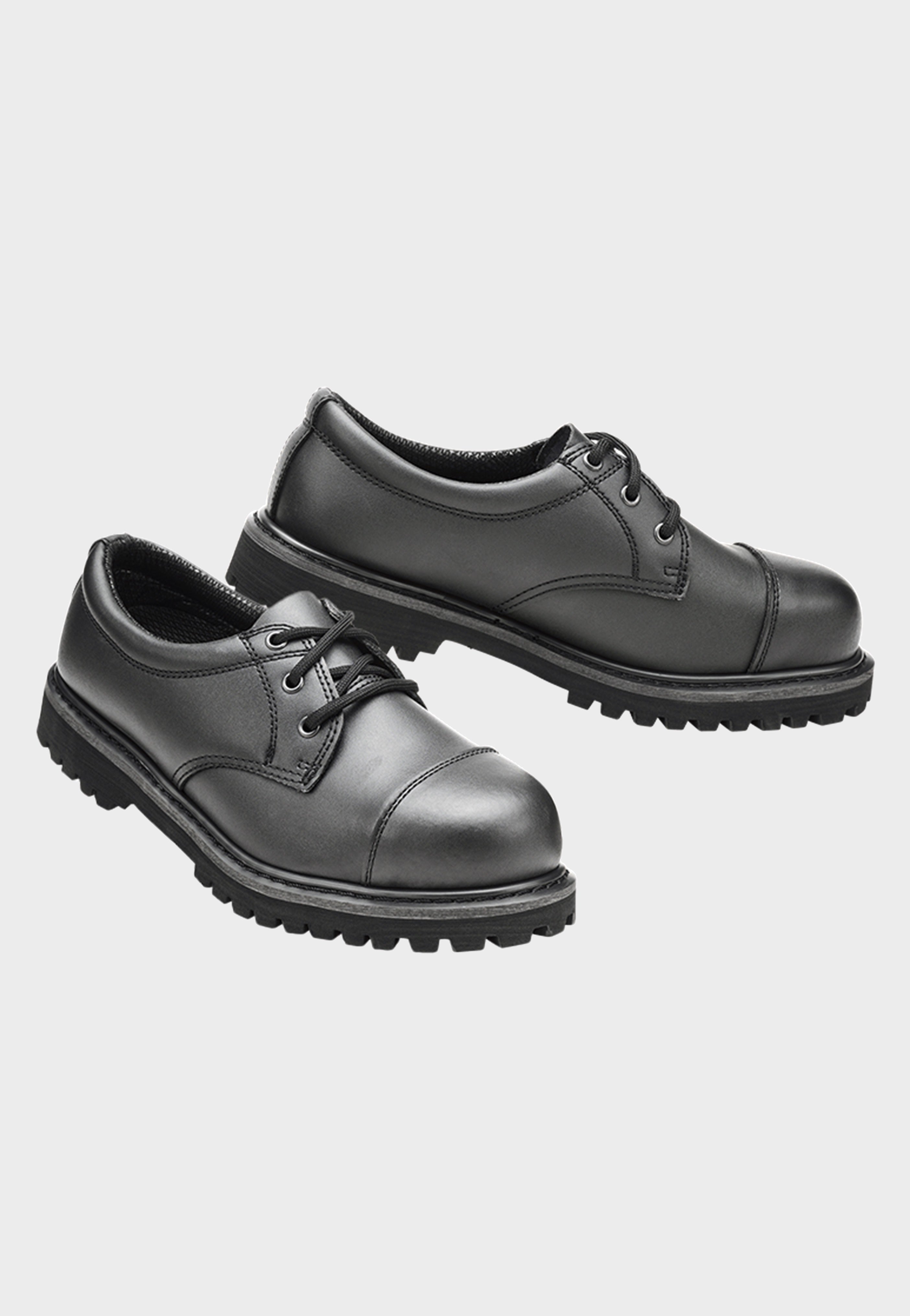brandit-vegantom-3-eyelett-boots-noires-vegan image 1