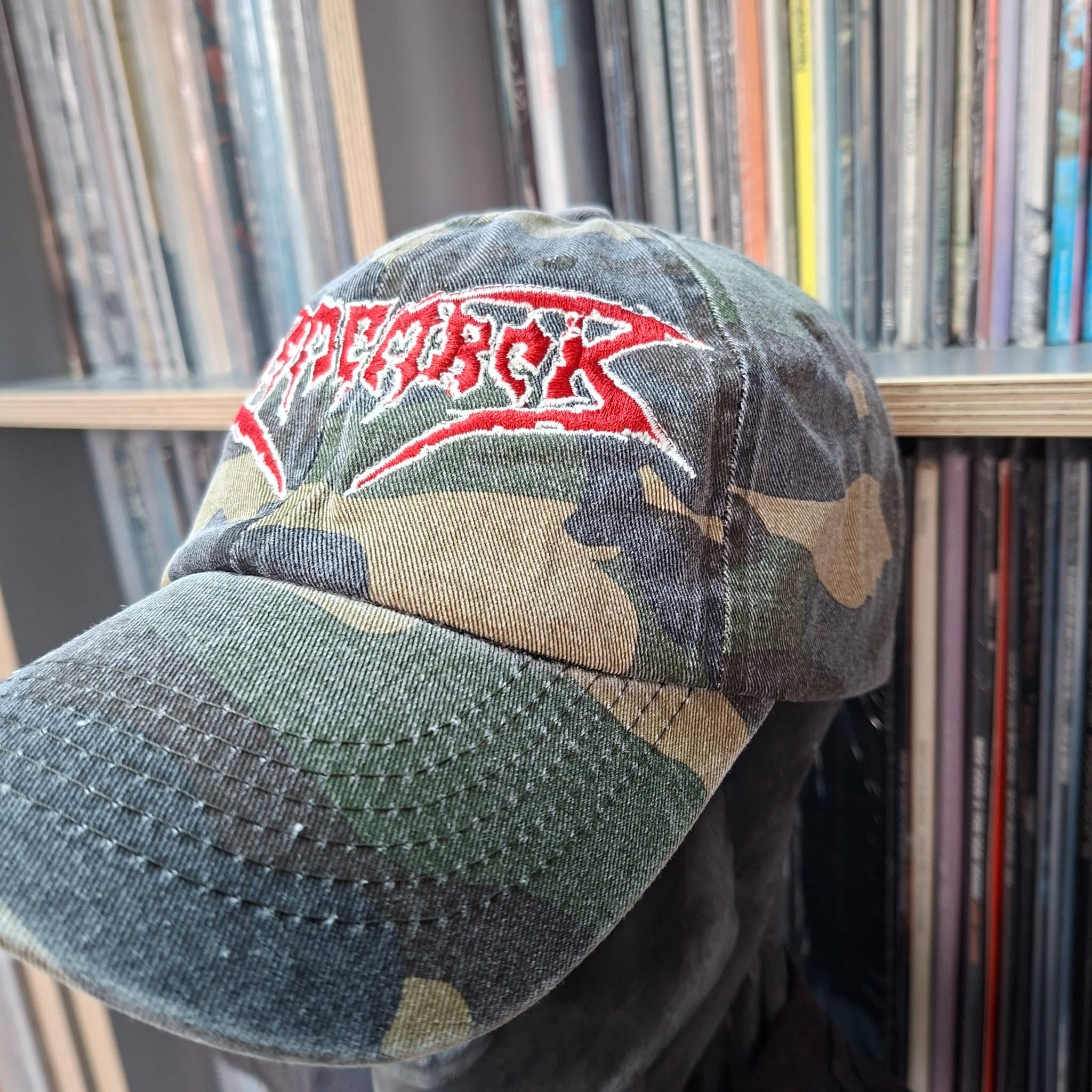 dismember-logo-casquette-dad-cap-camo-vert-death-metal image 4
