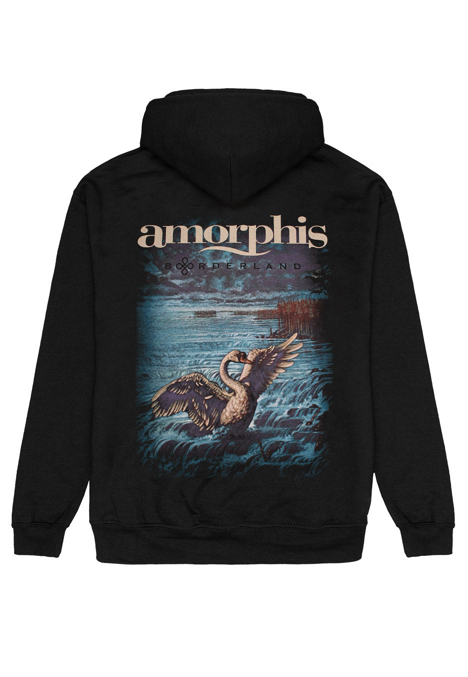amorphis-borderland-sweat-zipp-noir-taille-m-metal image 2