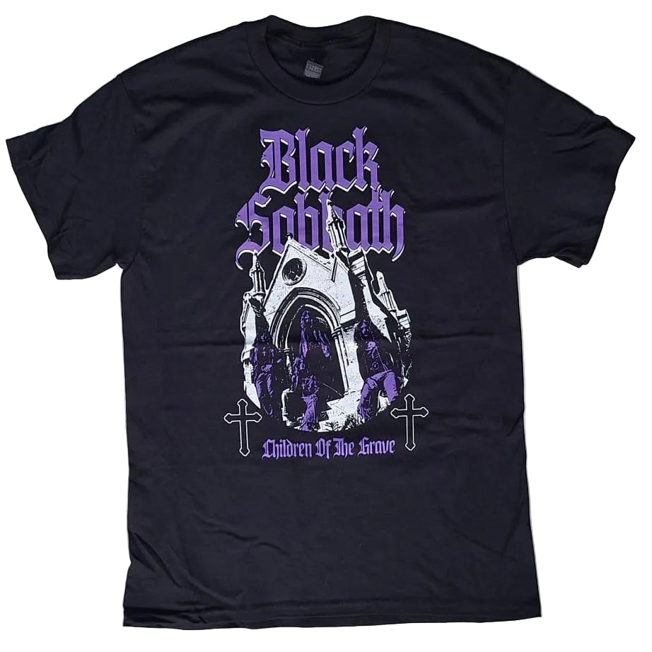 black-sabbath-children-of-the-grave-t-shirt-coton-noir image 2