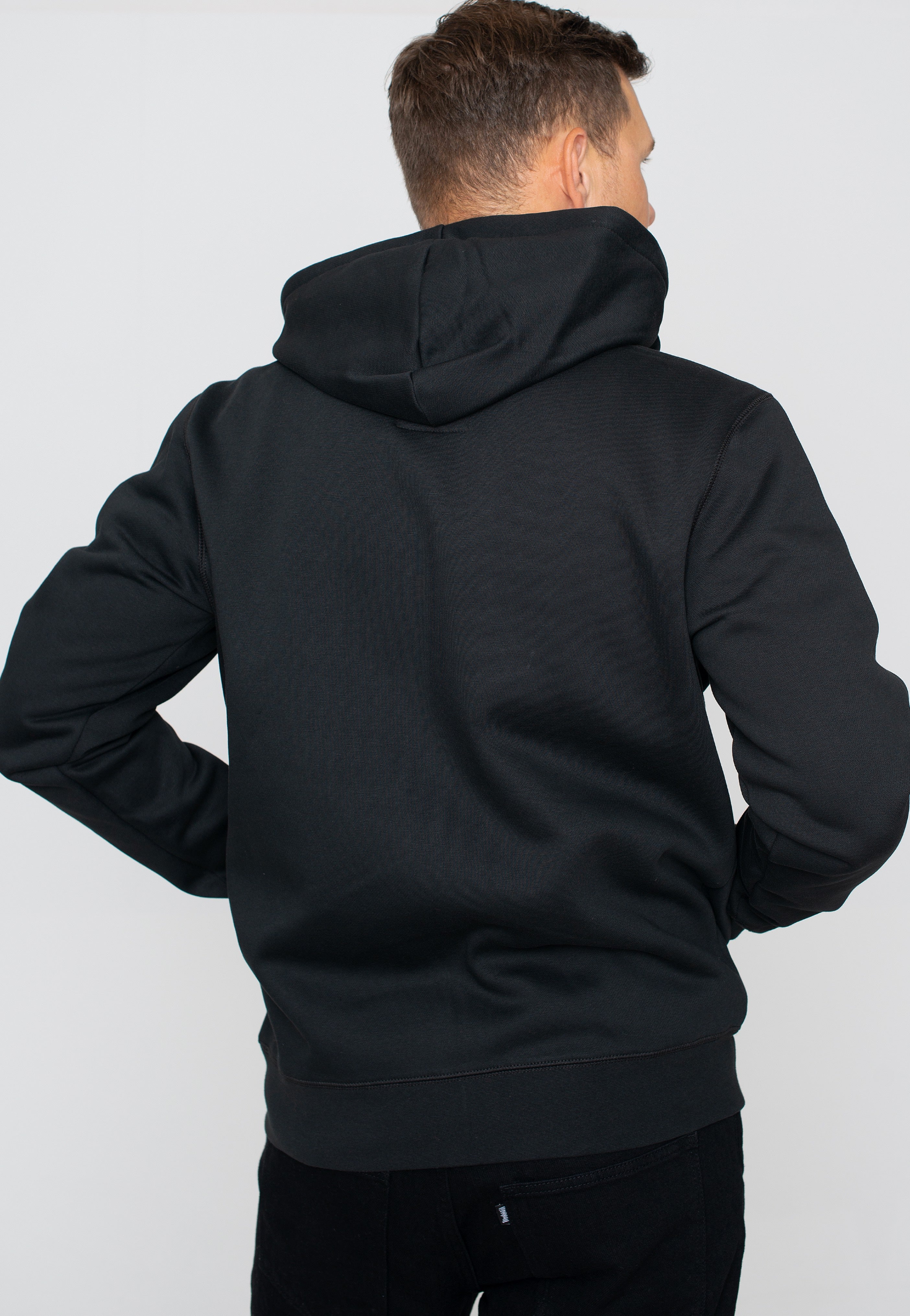 vintage-industries-redstone-sweat-zipp-noir-taille-l image 3