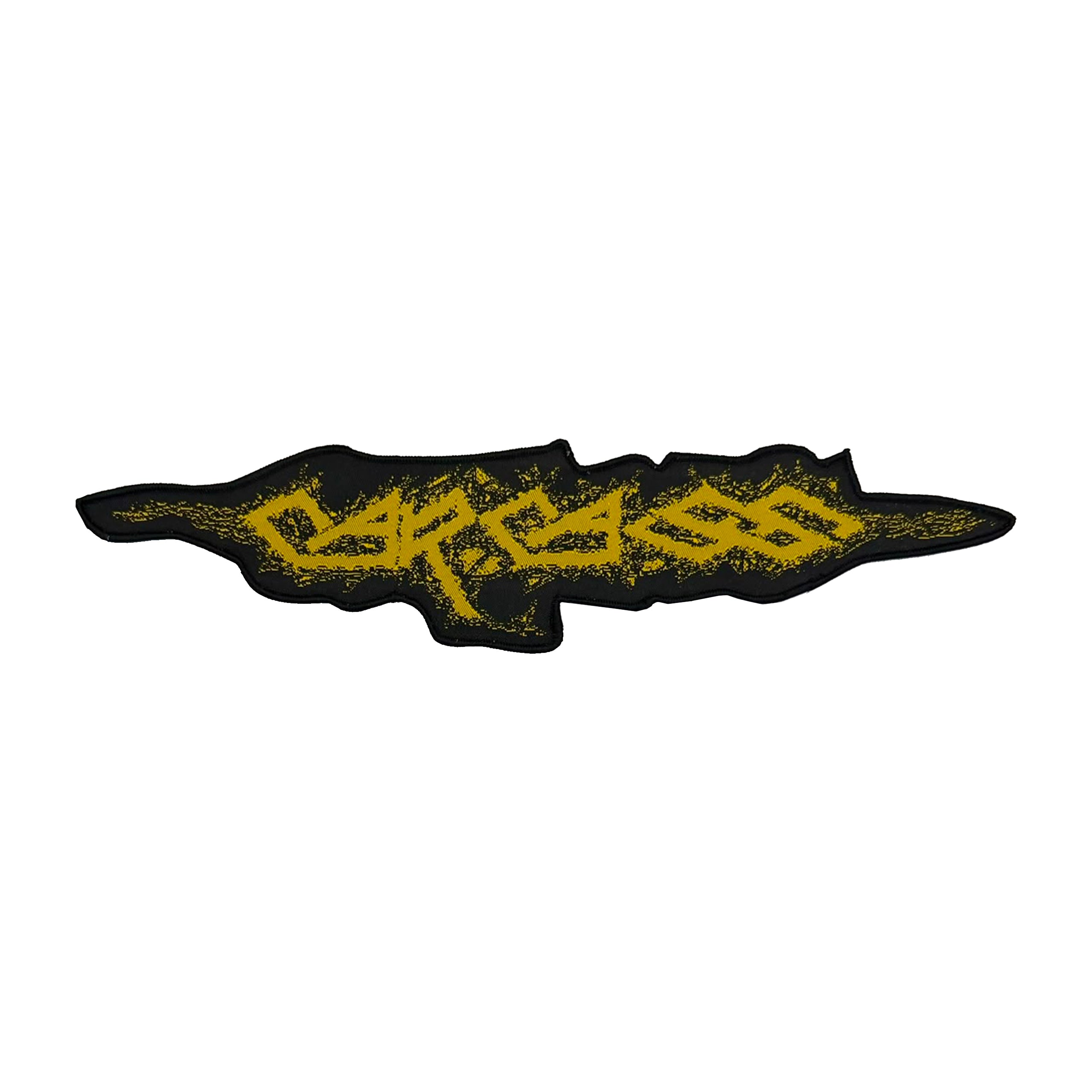 carcass-logo-patch-tiss-oversized-bordure-noire-30-cm image 2