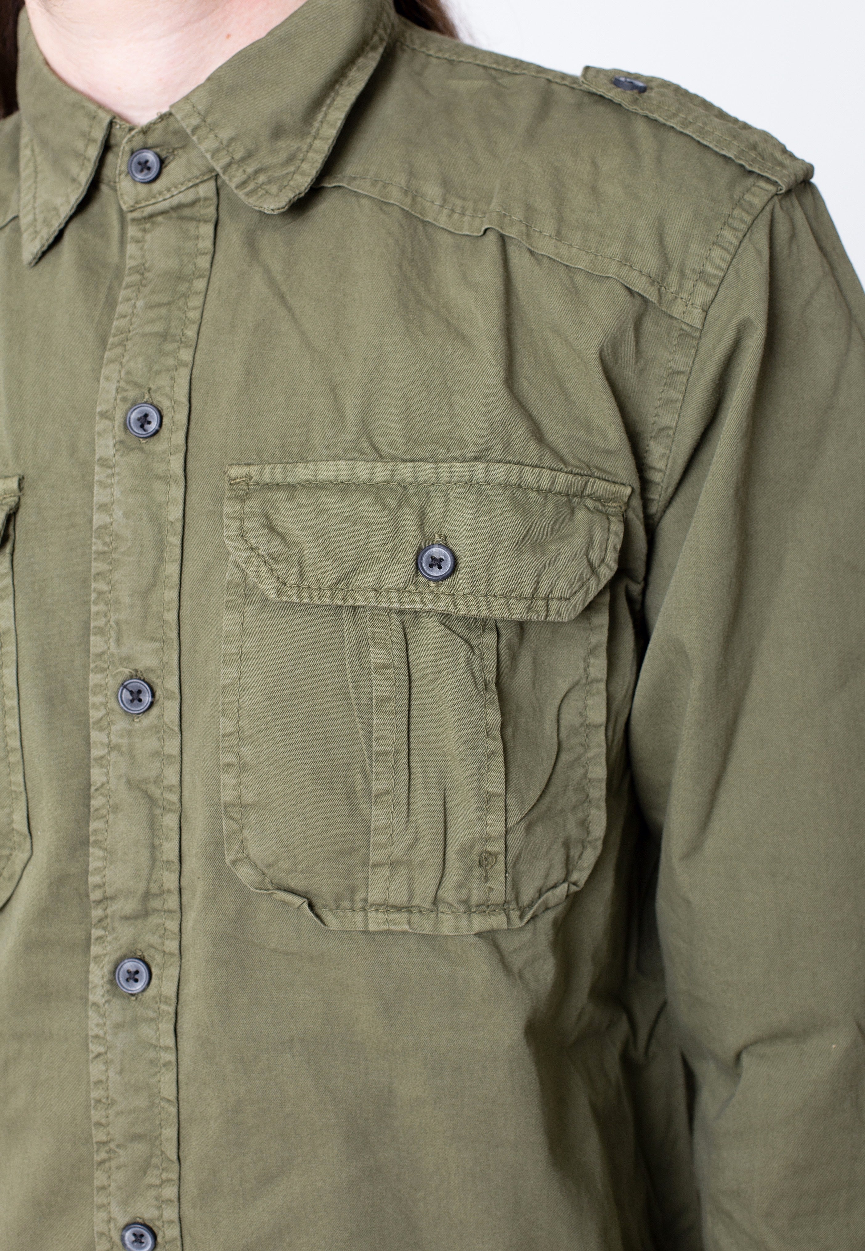 surplus-m65-basic-long-arm-chemise-olive-homme image 2