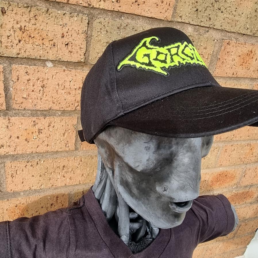 gorguts-logo-glow-in-the-dark-casquette-baseball-jaune-phosphorescente image 2