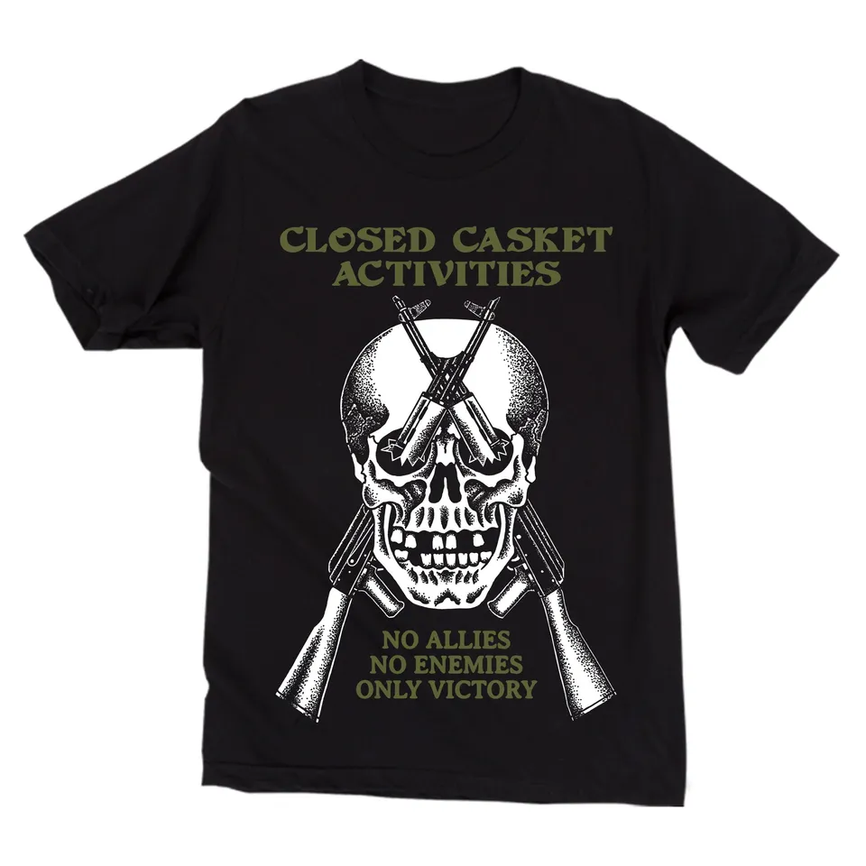 closed-casket-cca-death-traitors-t-shirt-noir-taille-l-coton image 1