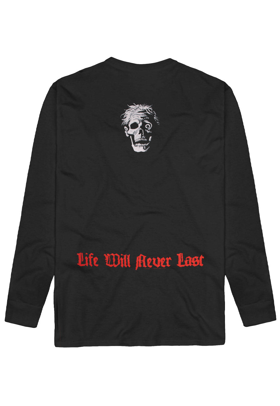 death-life-will-never-last-longsleeve-noir-death-metal image 2