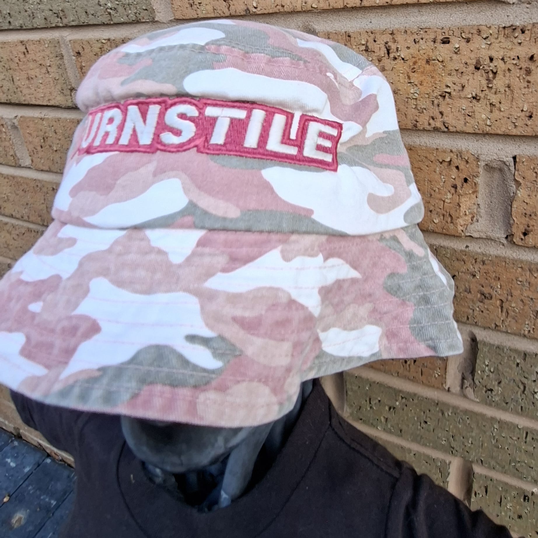 turnstile-logo-bob-bucket-hat-rose-camo-phosphorescent image 4