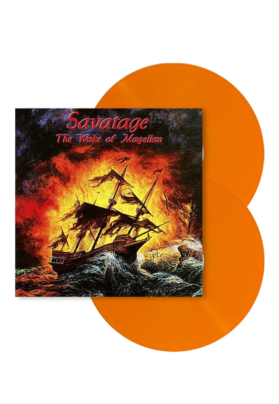 savatage-the-wake-of-magellan-double-vinyle-orange-heavy-metal image 1