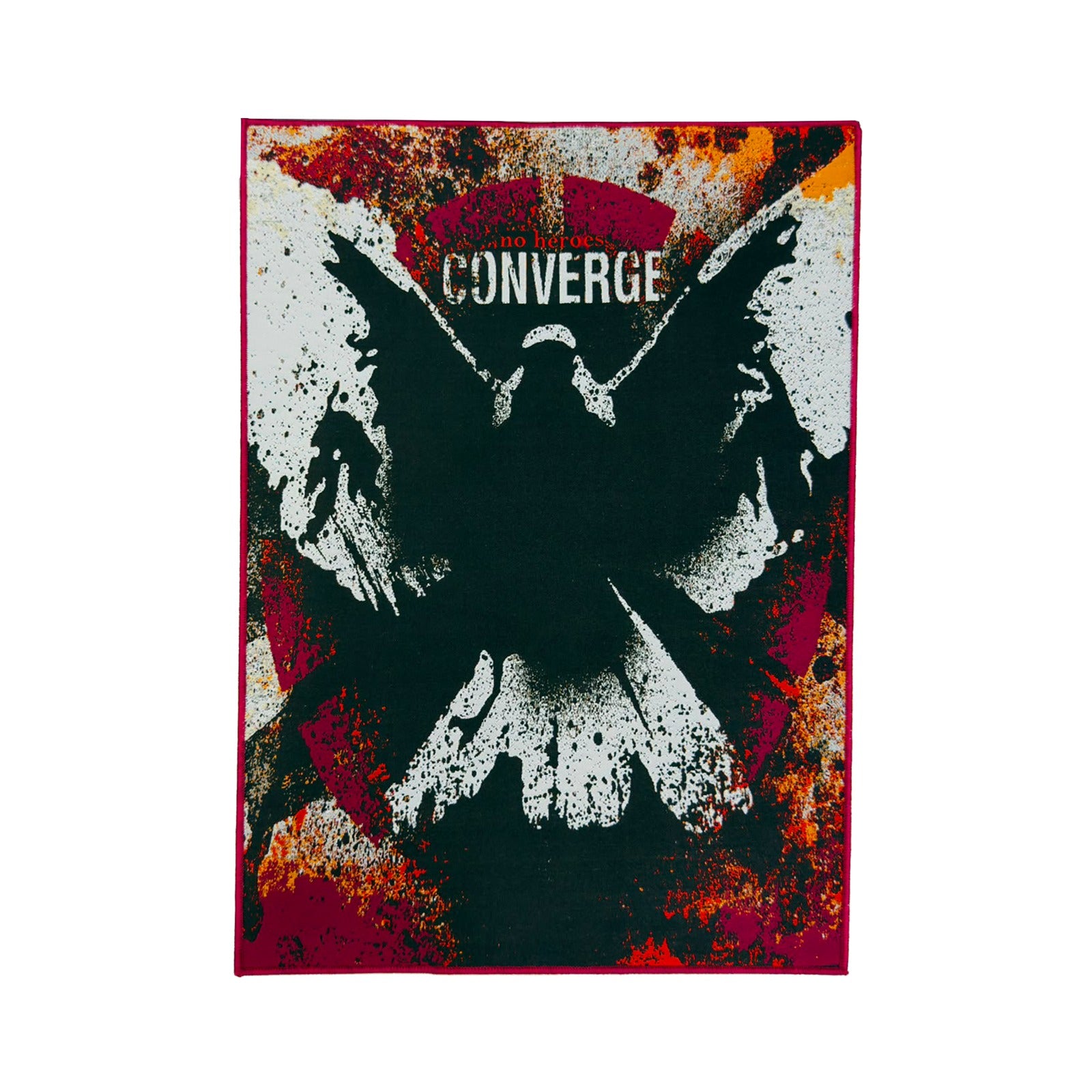 783punx-converge-no-heroes-backpatch-tiss-bordure-noire image 6