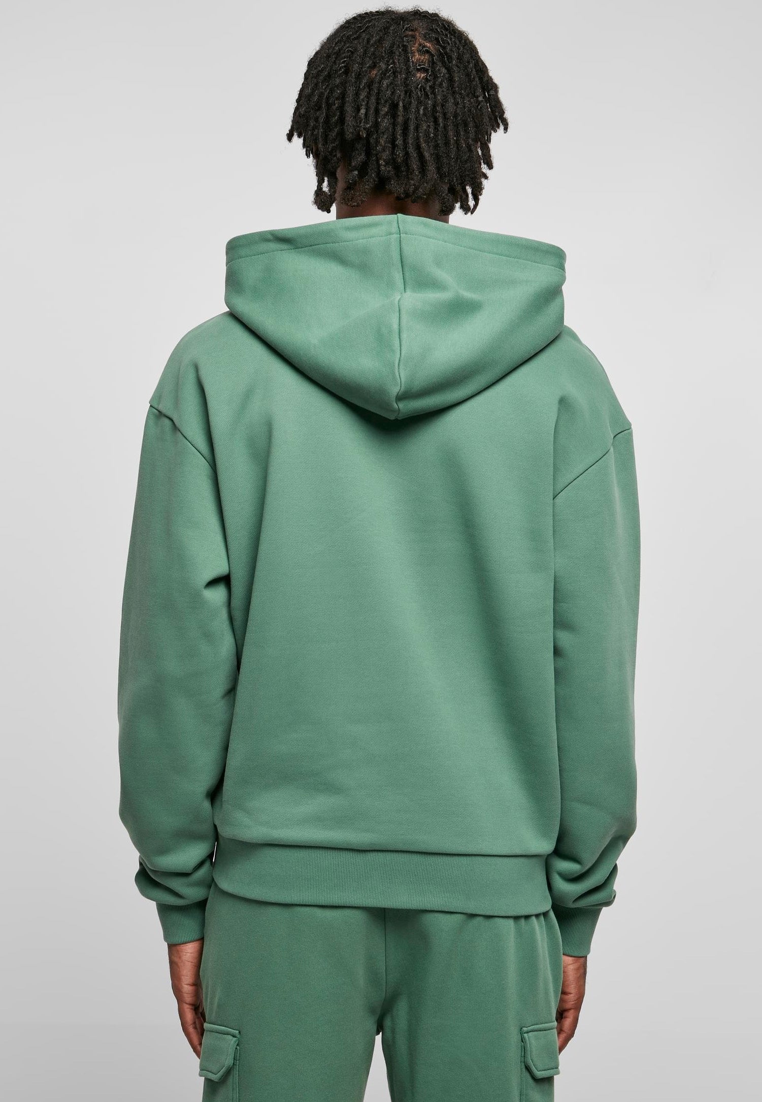 urban-classics-ultra-heavy-leaf-sweat-capuche-vert image 5