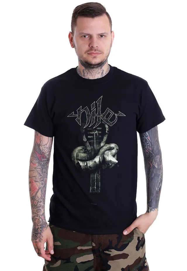 nile-darkened-shrines-t-shirt-noir-death-metal-taille-s image 1