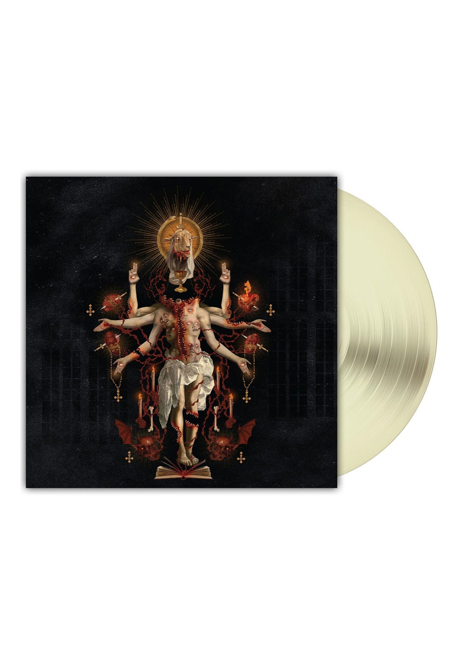 satanic-planet-dead-deities-vinyle-couleur-bone-white-limit image 1