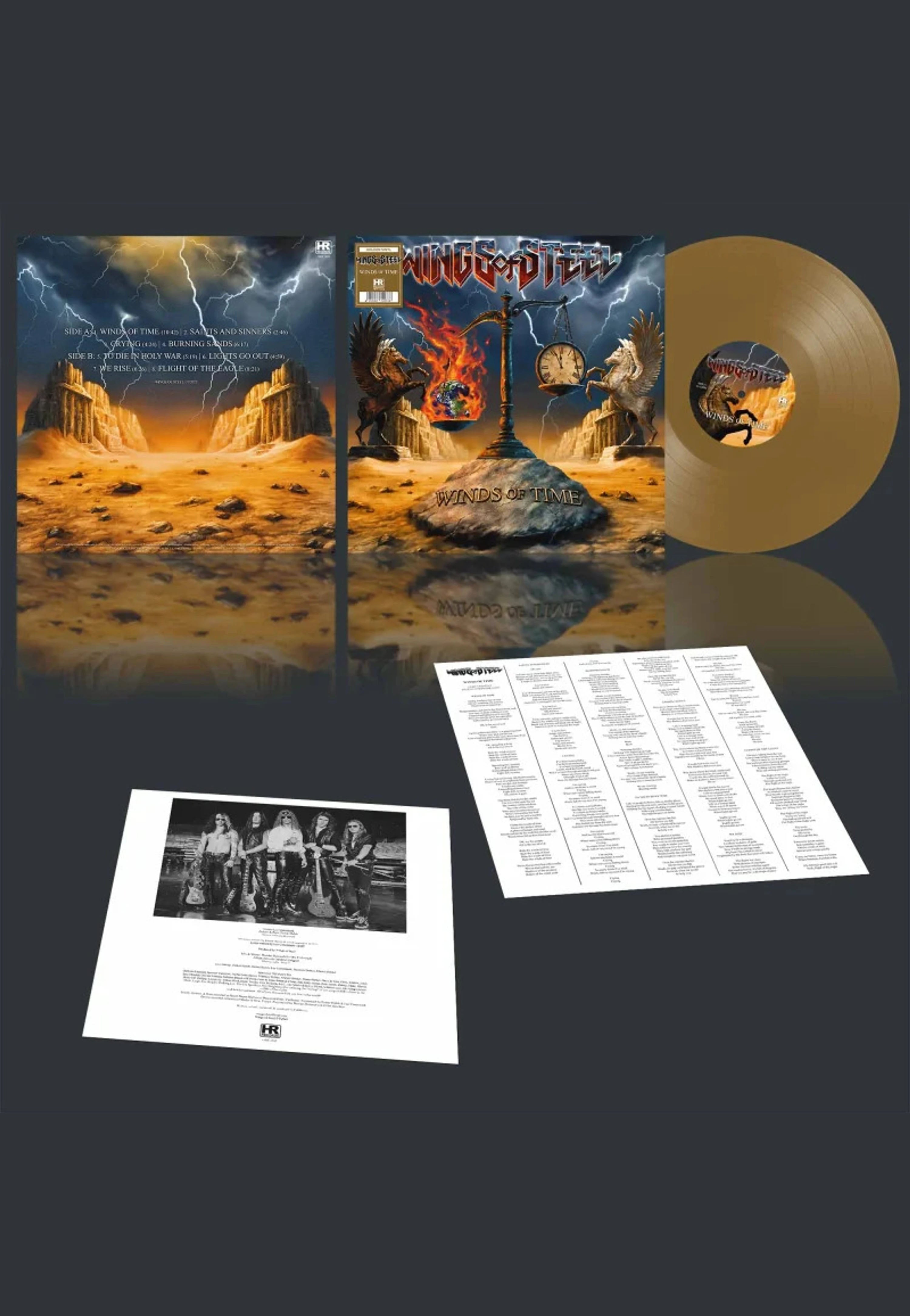 wings-of-steel-winds-of-time-ltd-gold-vinyle-couleur-heavy-metal image 1