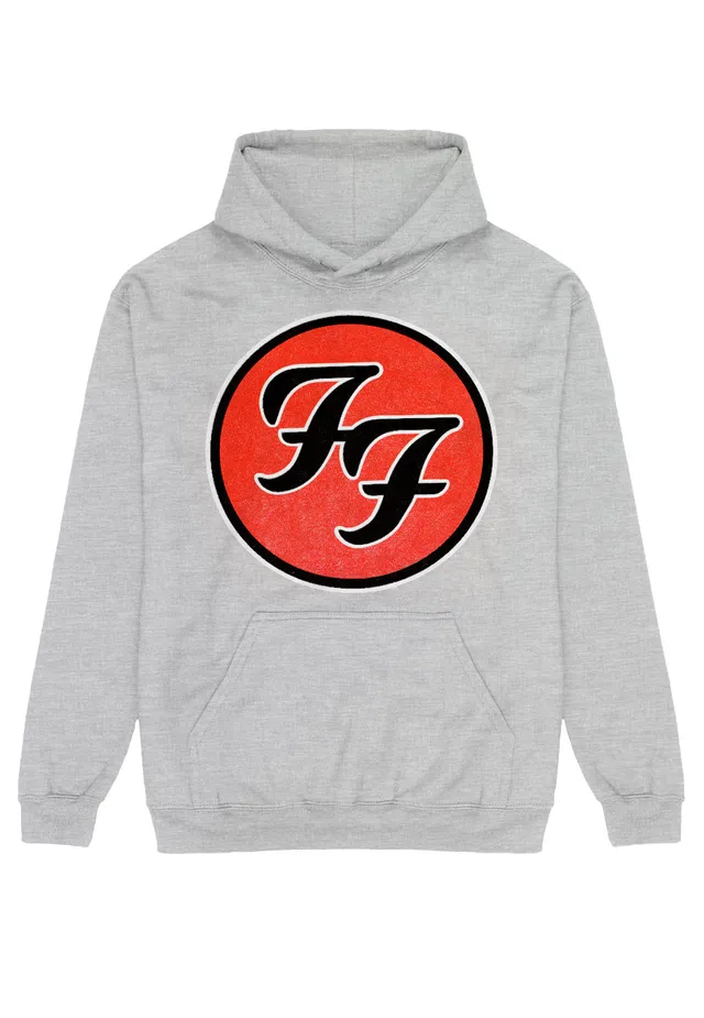 foo-fighters-ff-logo-grey-hoodie-gris image 1