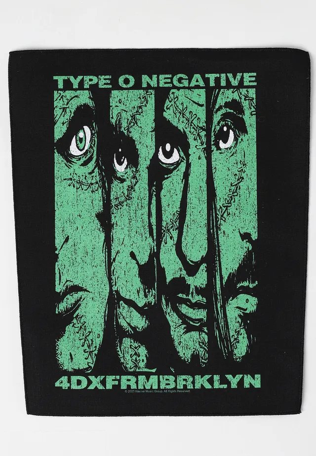 type-o-negative-4dxfrmbrklyn-backpatch-vert-taille-unique image 1