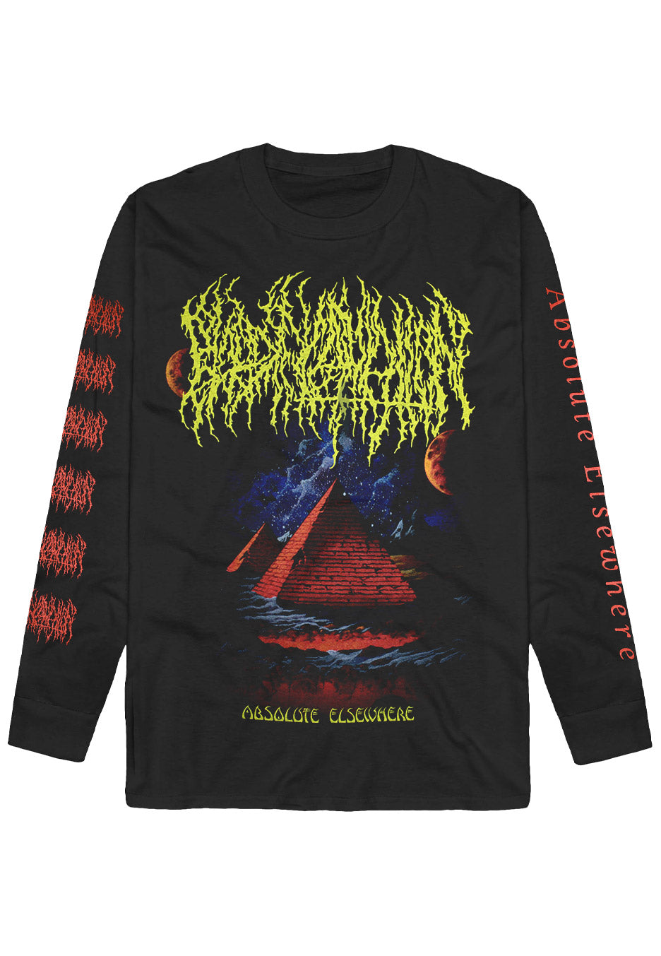 blood-incantation-pyramid-longsleeve-noir-death-metal image 1