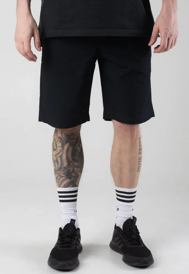 vintage-industries-worker-black-short-cargo-noir-m image 1