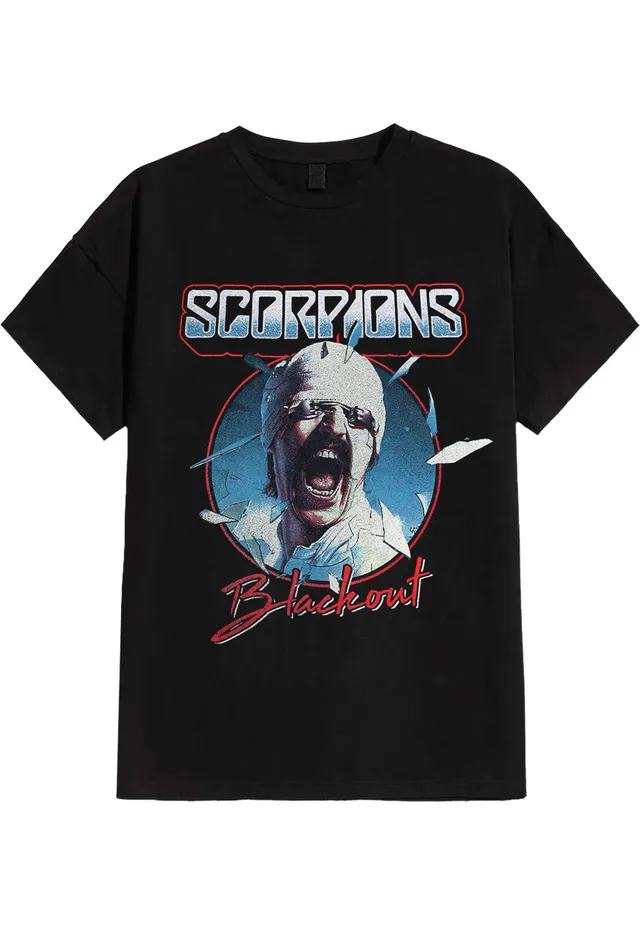 scorpions-blackout-tour-1982-t-shirt-noir-rock image 1