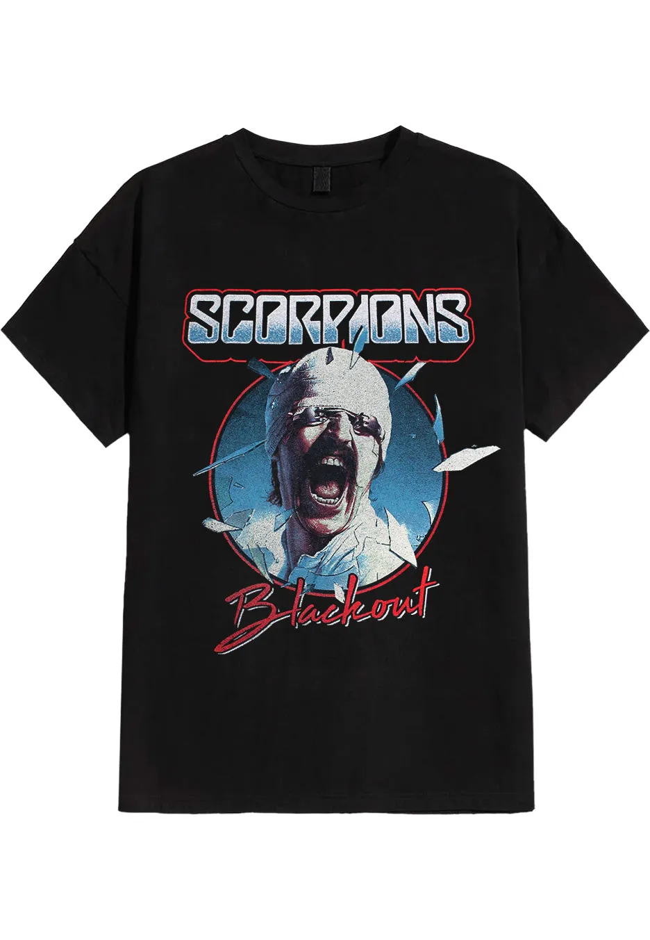 scorpions-blackout-tour-1982-t-shirt-noir-rock image 1