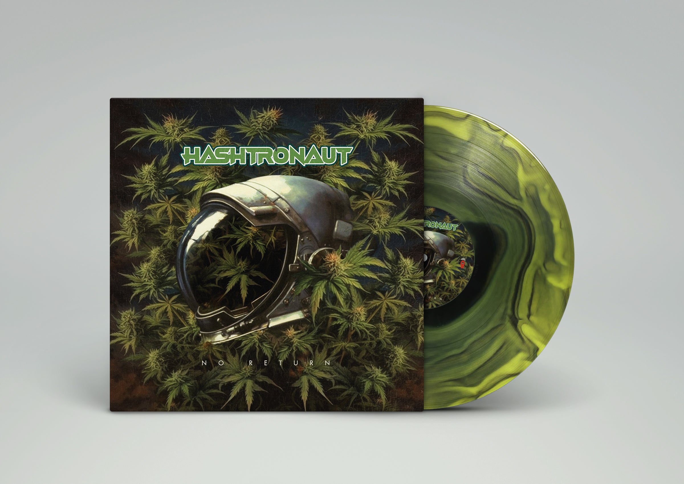 blues-funeral-hashtronaut-no-return-vinyle-vert-weed-green-doom image 2