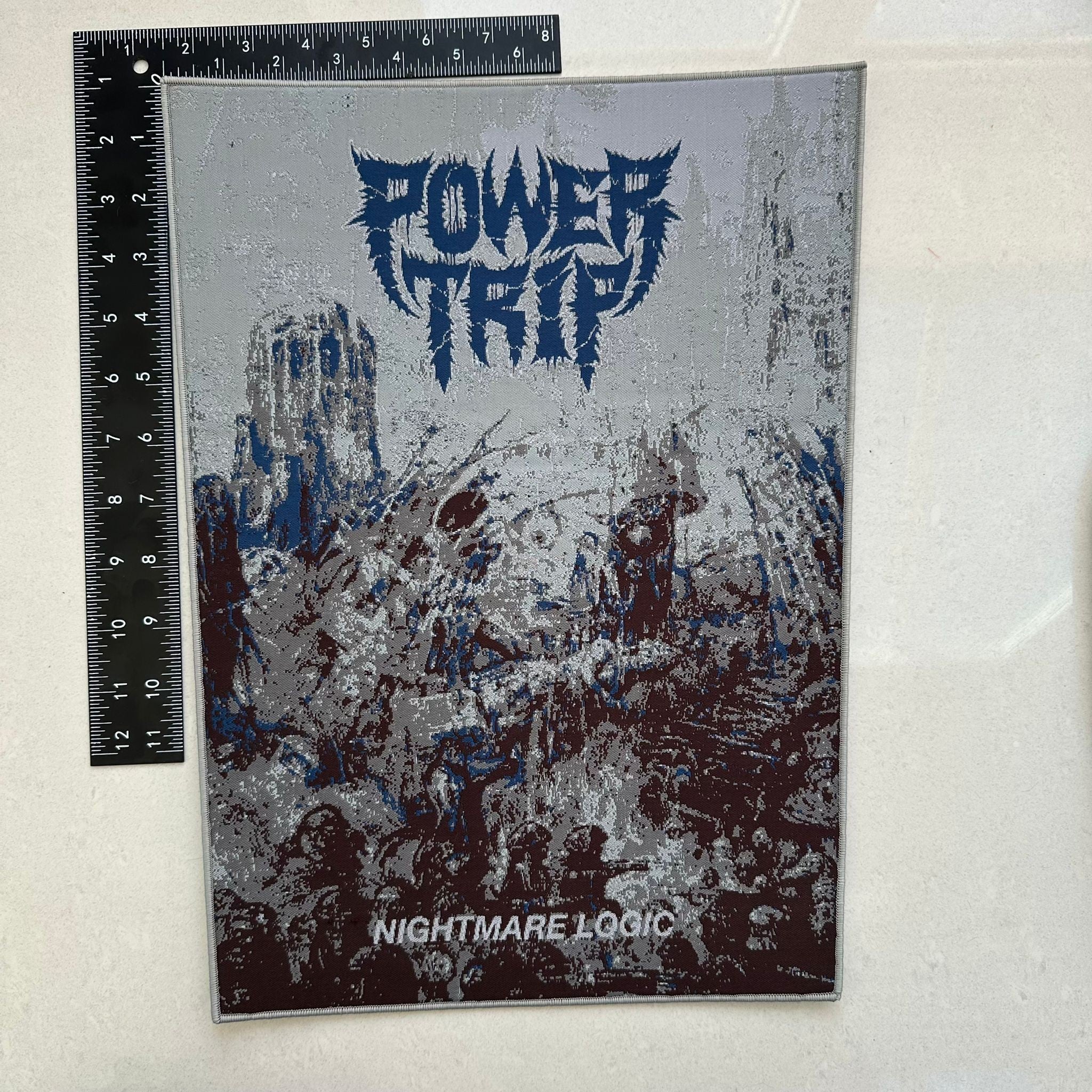power-trip-nightmare-logic-backpatch-tiss-grey-border image 5
