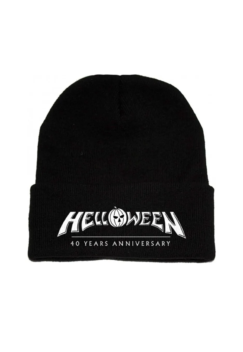 helloween-40-years-classic-logo-bonnet-noir image 1