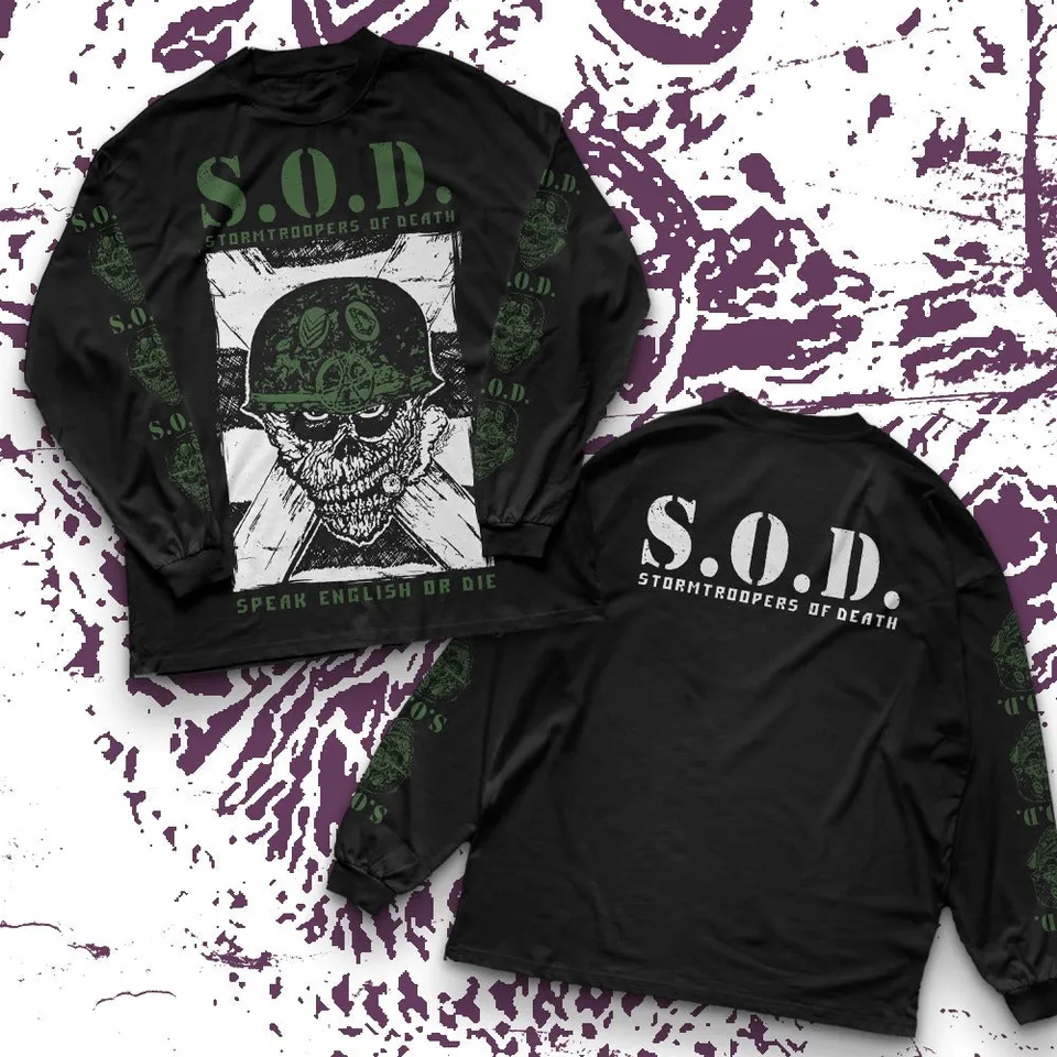 s-o-d-speak-english-or-die-longsleeve-taille-l image 1