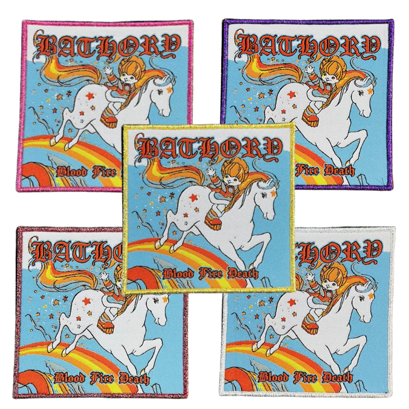 bathory-blood-fire-death-patch-tiss-bordure-rose image 1