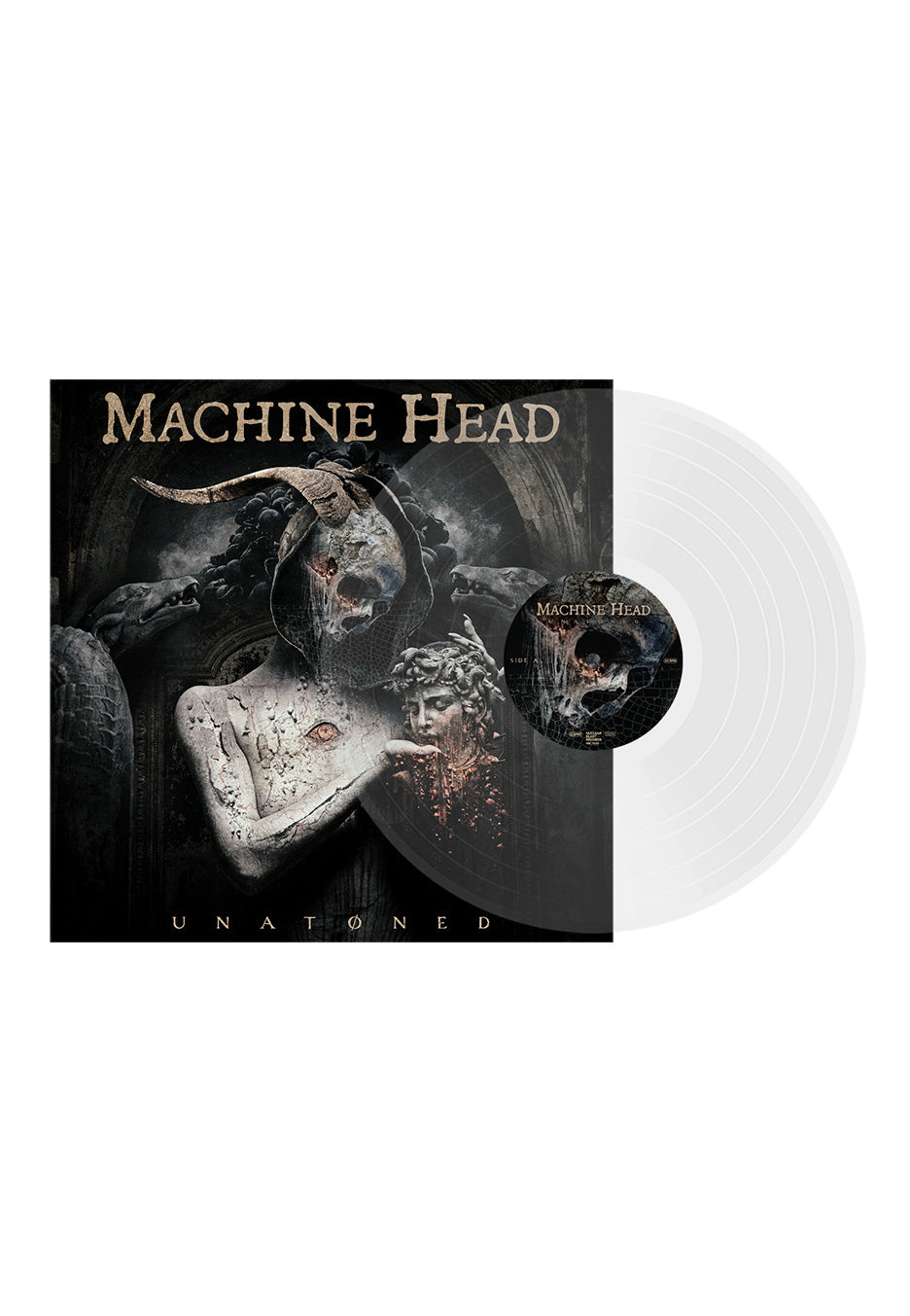 machine-head-unat-ned-vinyle-clear-thrash-metal-avec-livret image 1