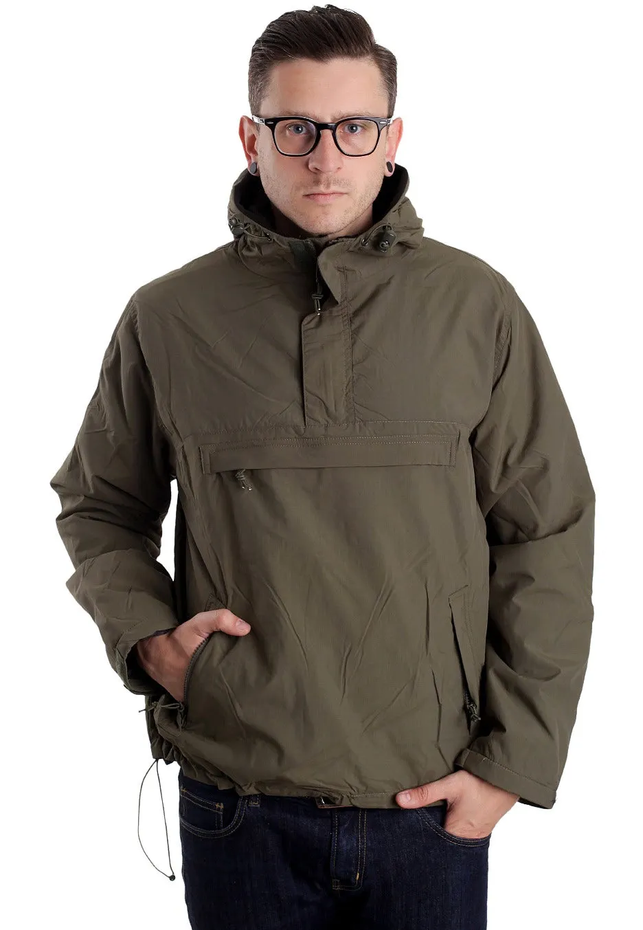 surplus-windbreaker-olive-coupe-vent-vert-homme image 1