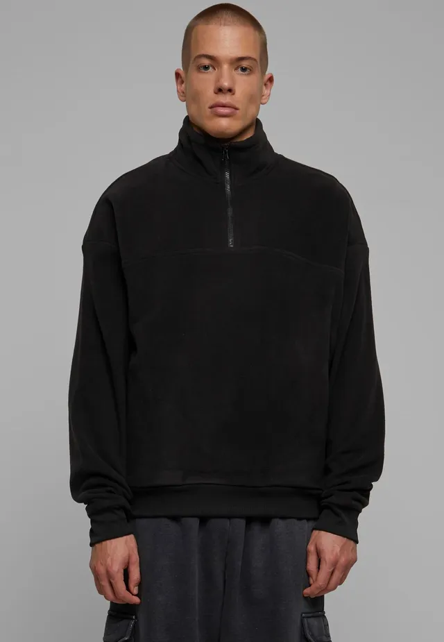 urban-classics-basic-polar-fleece-pull-noir-s-3xl image 1