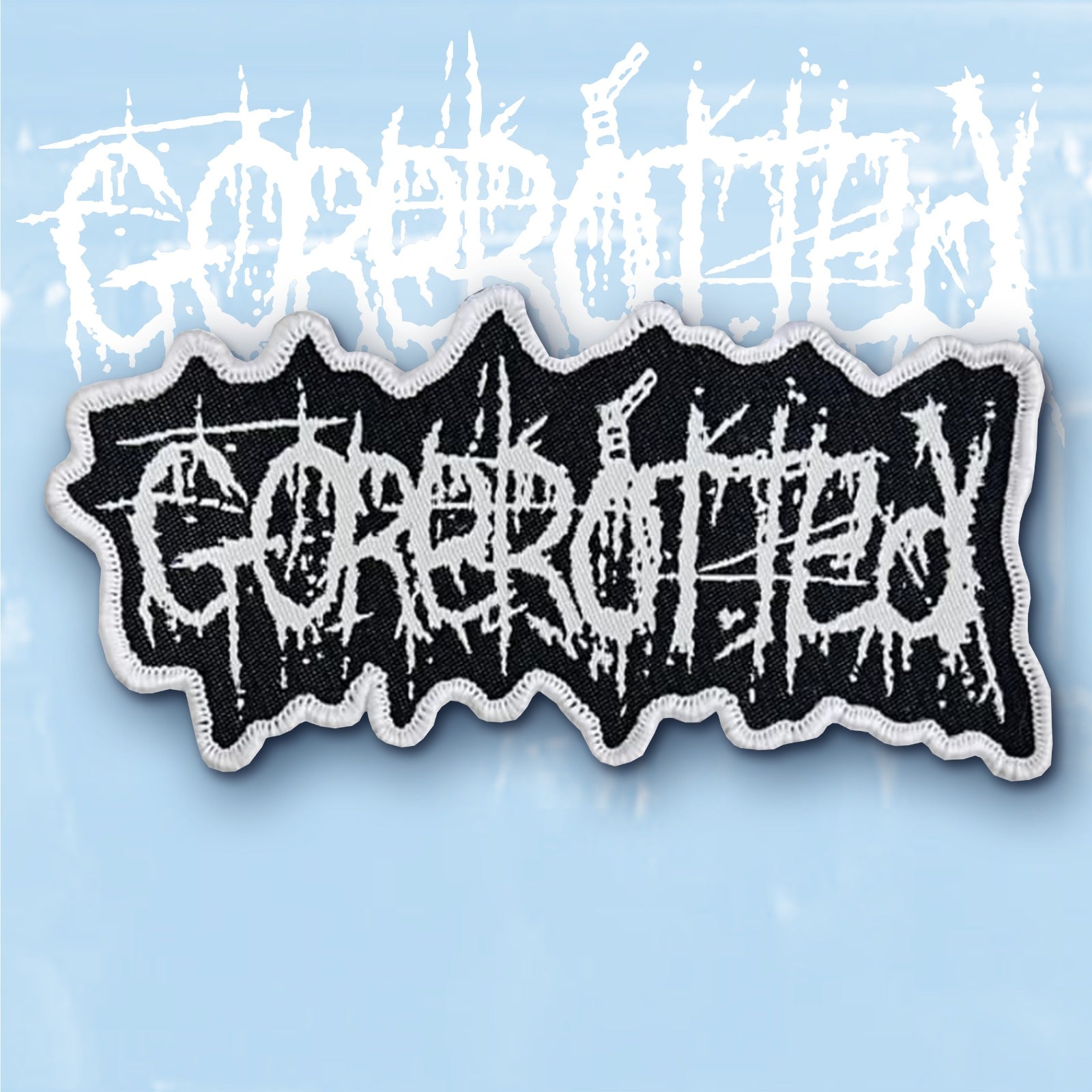 gorerotted-logo-patch-tiss-rouge-bordure-noire image 8