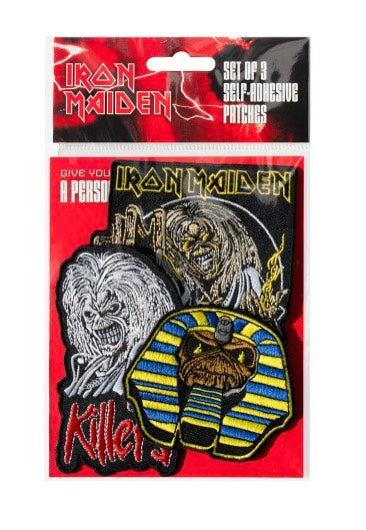 iron-maiden-set-of-3-patch-brod-multicolore image 2