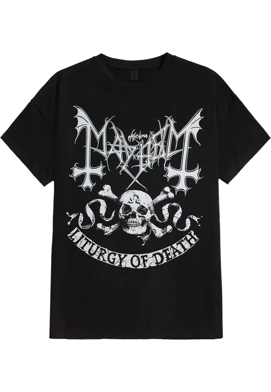mayhem-skull-omega-t-shirt-noir-manches-courtes image 1