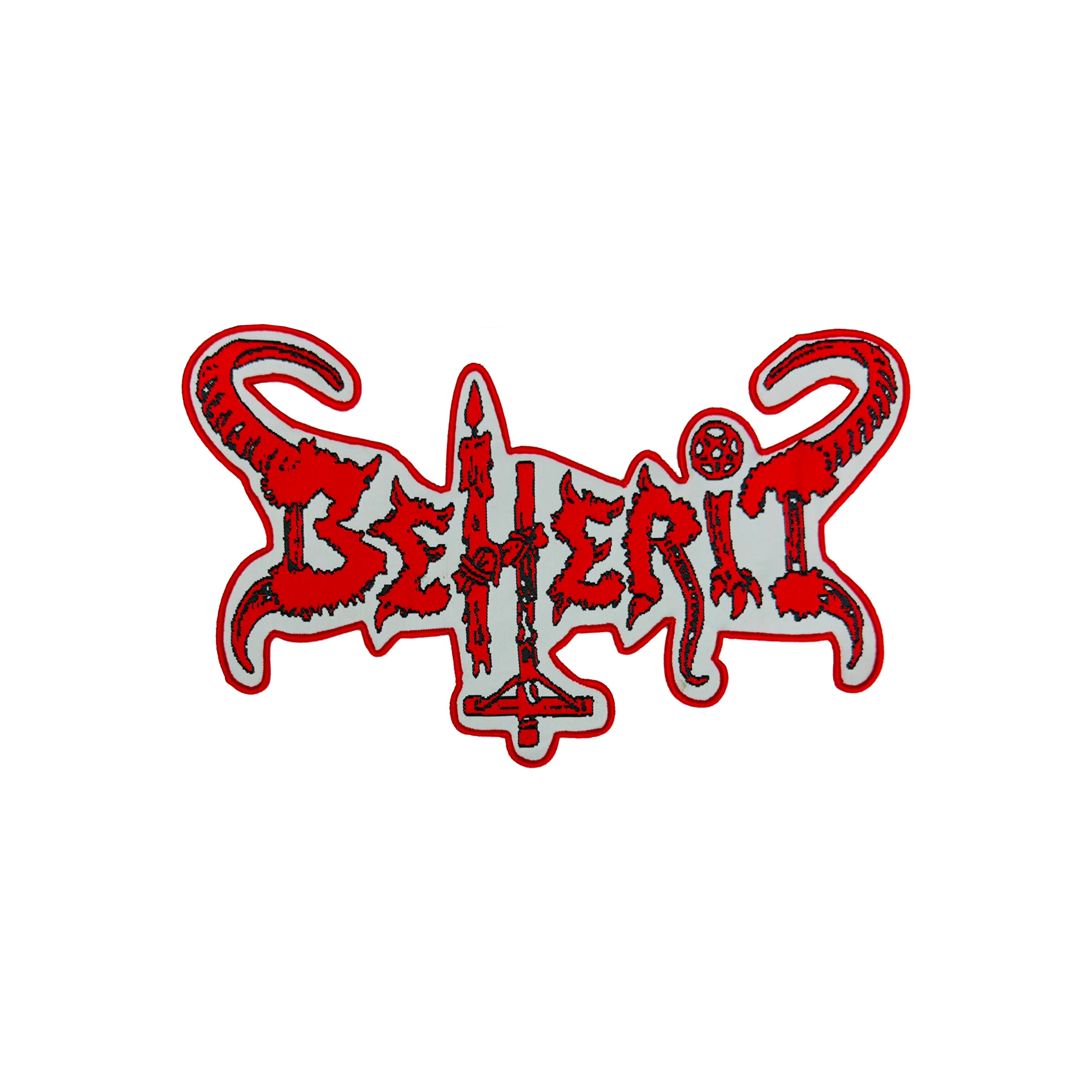beherit-logo-patch-tiss-oversize-bordure-rouge image 2