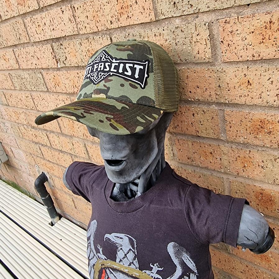 783punx-anti-fascist-bolt-thrower-casquette-trucker-camo image 3