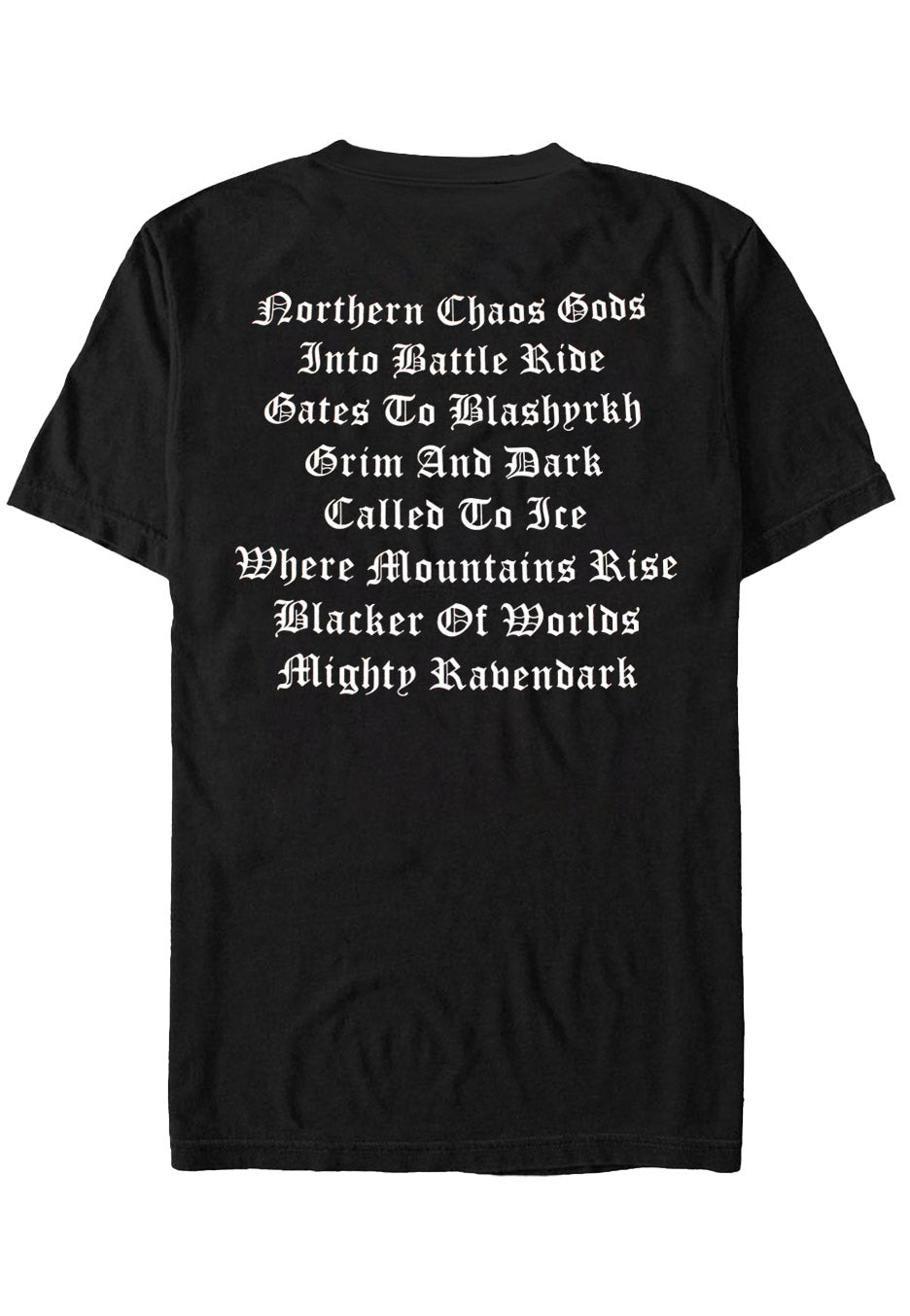 immortal-northern-chaos-gods-t-shirt-metal-noir-homme image 2