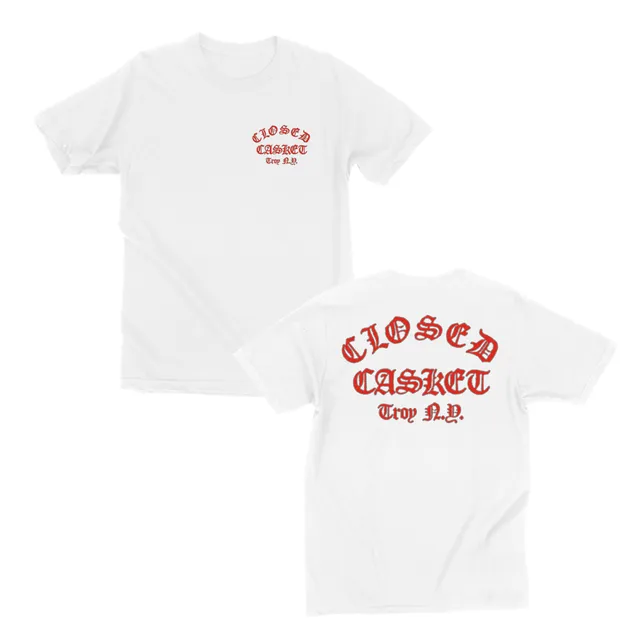 closed-casket-activities-cca-troy-t-shirt-blanc-impression-rouge image 1