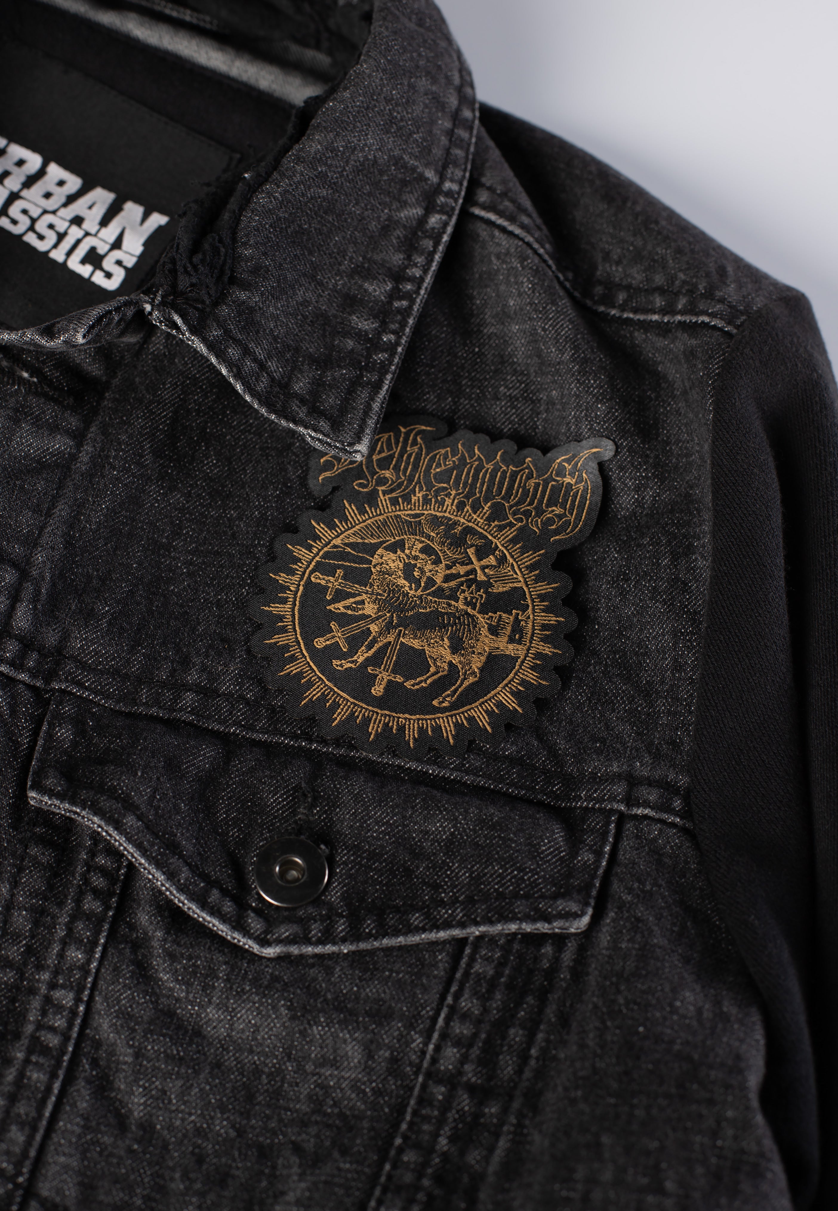 behemoth-sigil-die-cut-patch-cusson-noir-taille-unique image 2