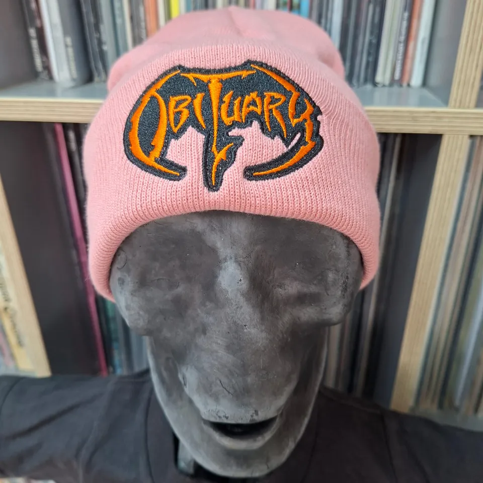 obituary-logo-orange-bonnet-rose-brod-death-metal image 1