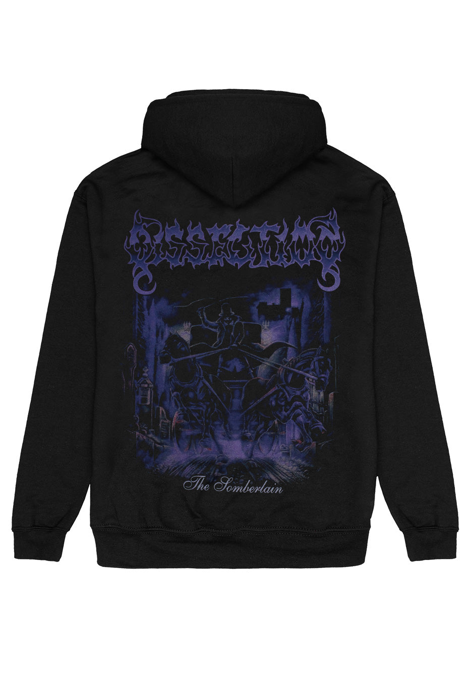 dissection-somberlain-sweat-zipp-noir-death-metal image 2