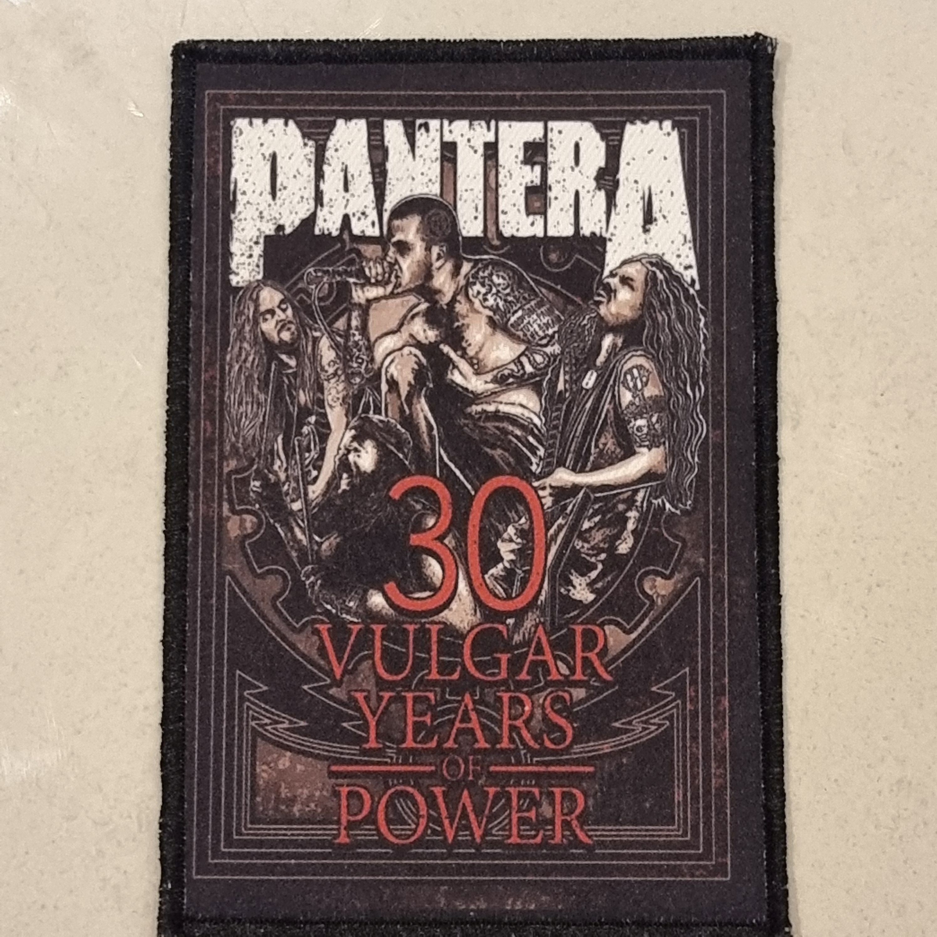 pantera-30-vulgar-years-of-power-patch-cusson image 1
