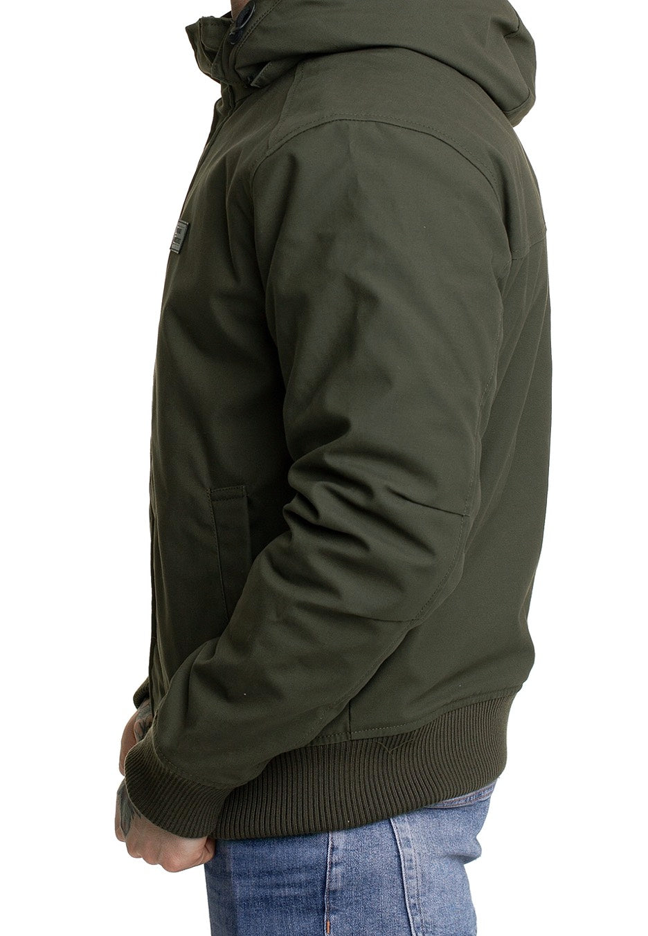 vintage-industries-hudson-dark-olive-veste-hiver-olive-taille-m image 4