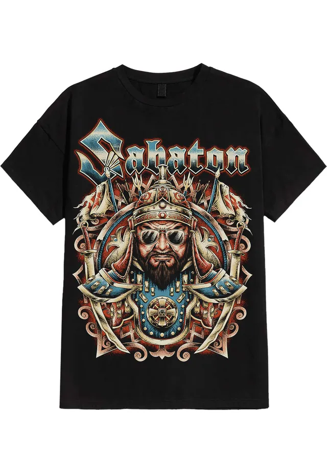 sabaton-hordes-of-khan-t-shirt-noir-taille-s image 1