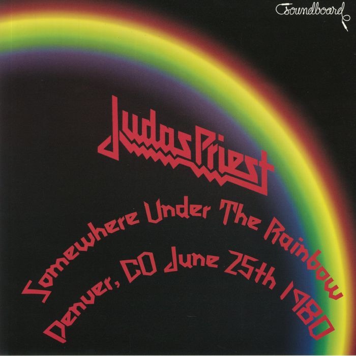 judas-priest-somewhere-under-the-rainbow-vinyle-lp-vert-blanc image 1